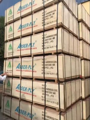 Customized Waterproof Marine 3mm-21mm Melamine Laminated Plywood for Hotel Decoration