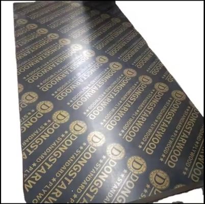 E1 Formaldehyde Emission Standards 18mm Marine Plywood for Construction Film Faced