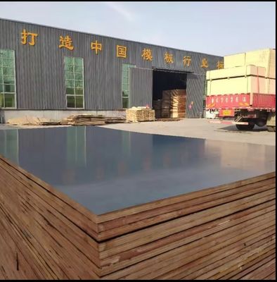 E1 Formaldehyde Emission Standards 18mm Marine Plywood for Construction Film Faced