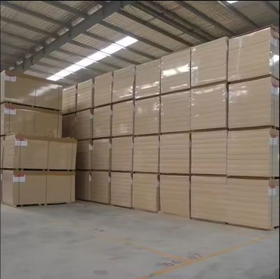 Formaldehyde Emission Standards E1 White Laminated Melamine Faced Wood MDF Board