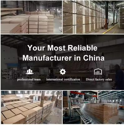 Formaldehyde Emission Standards E1 White Laminated Melamine Faced Wood MDF Board