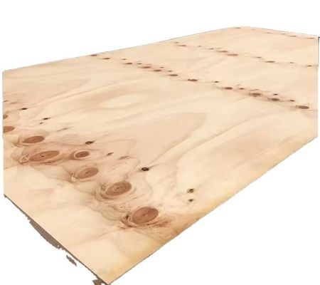 E1 18mm 3/4 Double-Sided Decoration Pine Plywood Sheet for Roofing and Outdoor Wall