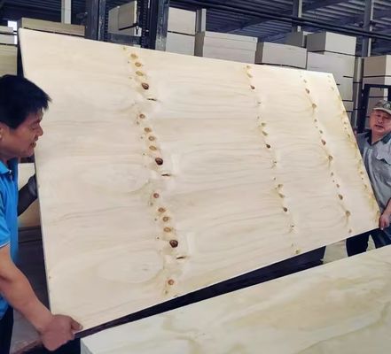 E1 18mm 3/4 Double-Sided Decoration Pine Plywood Sheet for Roofing and Outdoor Wall