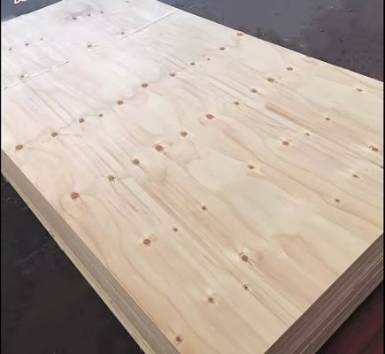 E1 18mm 3/4 Double-Sided Decoration Pine Plywood Sheet for Roofing and Outdoor Wall