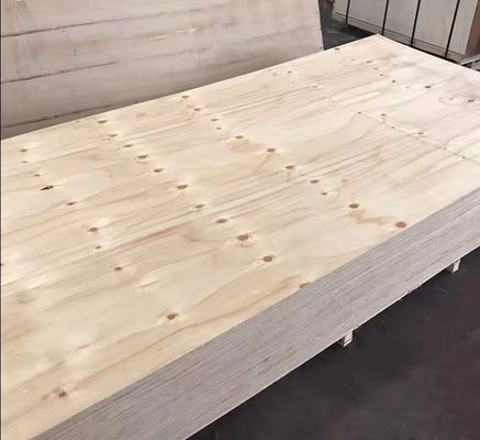E1 18mm 3/4 Double-Sided Decoration Pine Plywood Sheet for Roofing and Outdoor Wall