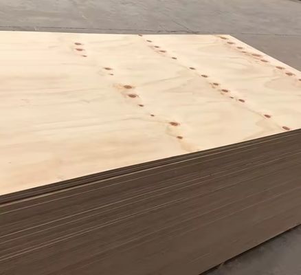 E1 18mm 3/4 Double-Sided Decoration Pine Plywood Sheet for Roofing and Outdoor Wall