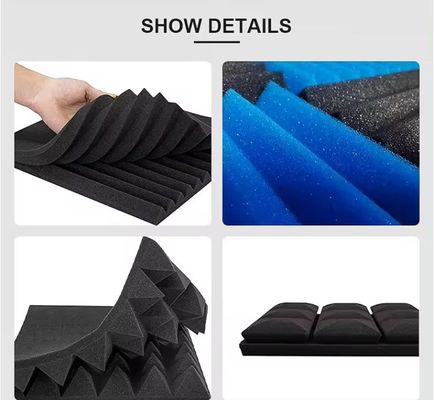Acoustic Foam Panels in Customized Color Sound Insulation Wall Panels for Home Decor