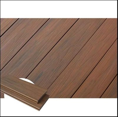 18mm Thickness Pear Wood Outdoor Garden Patio Swimming Pool Wood Composite Decking Floor