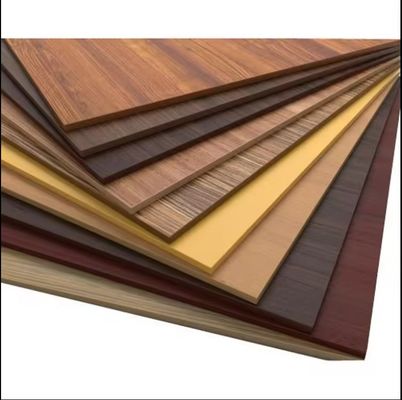 1220x2440mm White Laminated Nonmetal Melamine MDF Plywood Board for Apartment Furniture