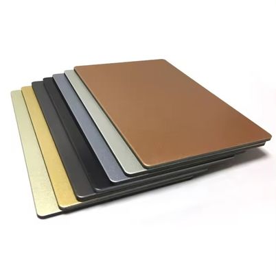 Fireproof Aluminum Alloy Composite Panel 3mm 4mm 5mm Exterior Used PE/PVDF ACP Sheet