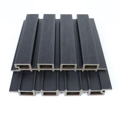 Plastic Wood Composite Facade Panels Custom Length 159mm x 23mm x Customizable Length