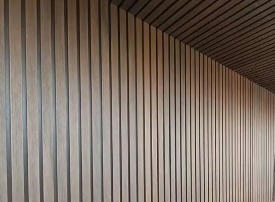 Plastic Wood Composite Facade Panels Custom Length 159mm x 23mm x Customizable Length
